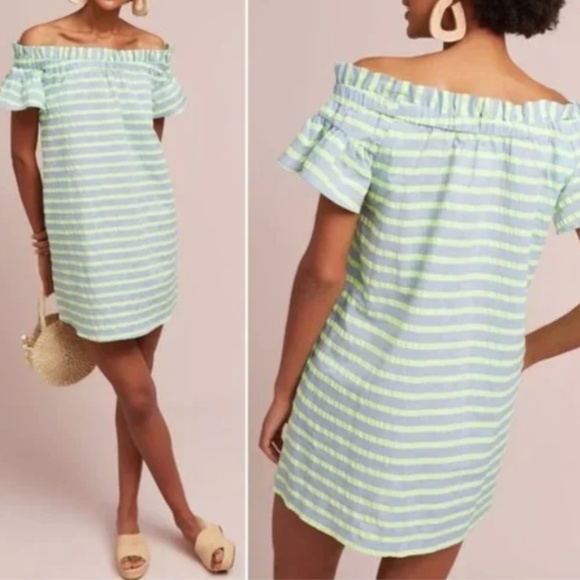 Corey Lynn Calter Dresses & Skirts - NWOT Anthropologie  Corey Lynn Calter boho festival stripe mini dress Coachella